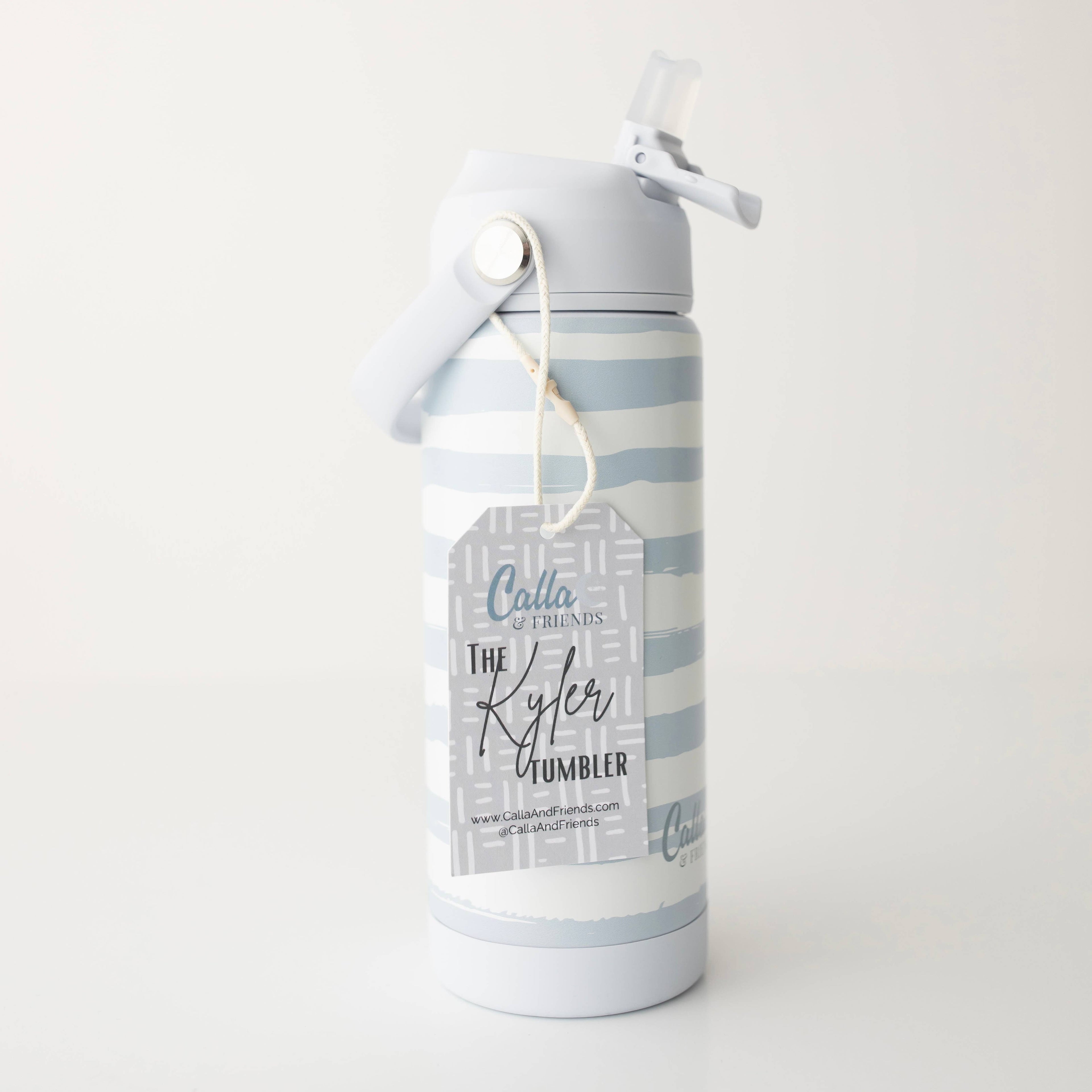 The Kyler Tumbler - Brush Stripes
