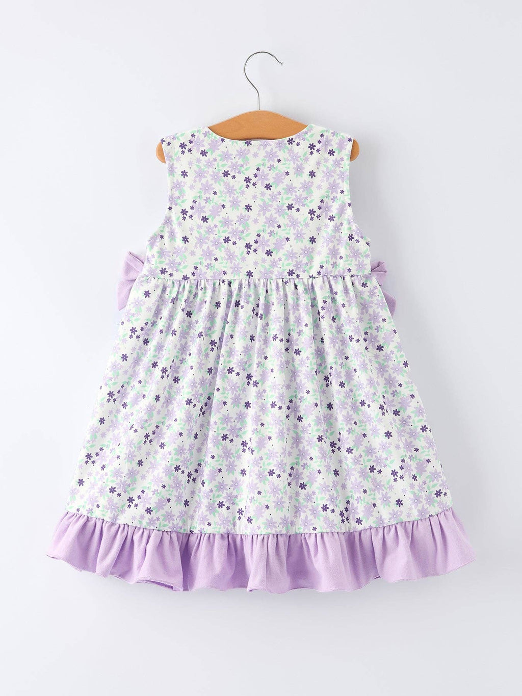 “I ❤ DADDY” Smocked Bow Ruffle Dress
