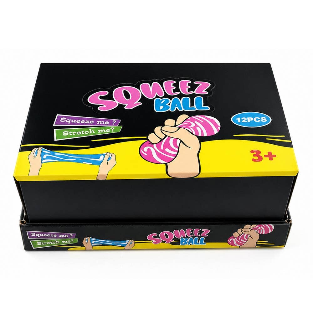 12PCS - Squeeze Stress Relief Cube Ball Toy