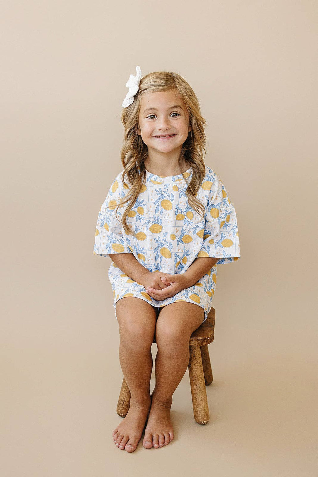 Baby & Kids' Cotton Shorts Set | Lemons
