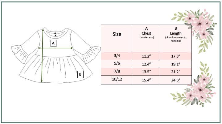 Kids Black Ruffle Long Sleeve Winter Shirt With Buttons