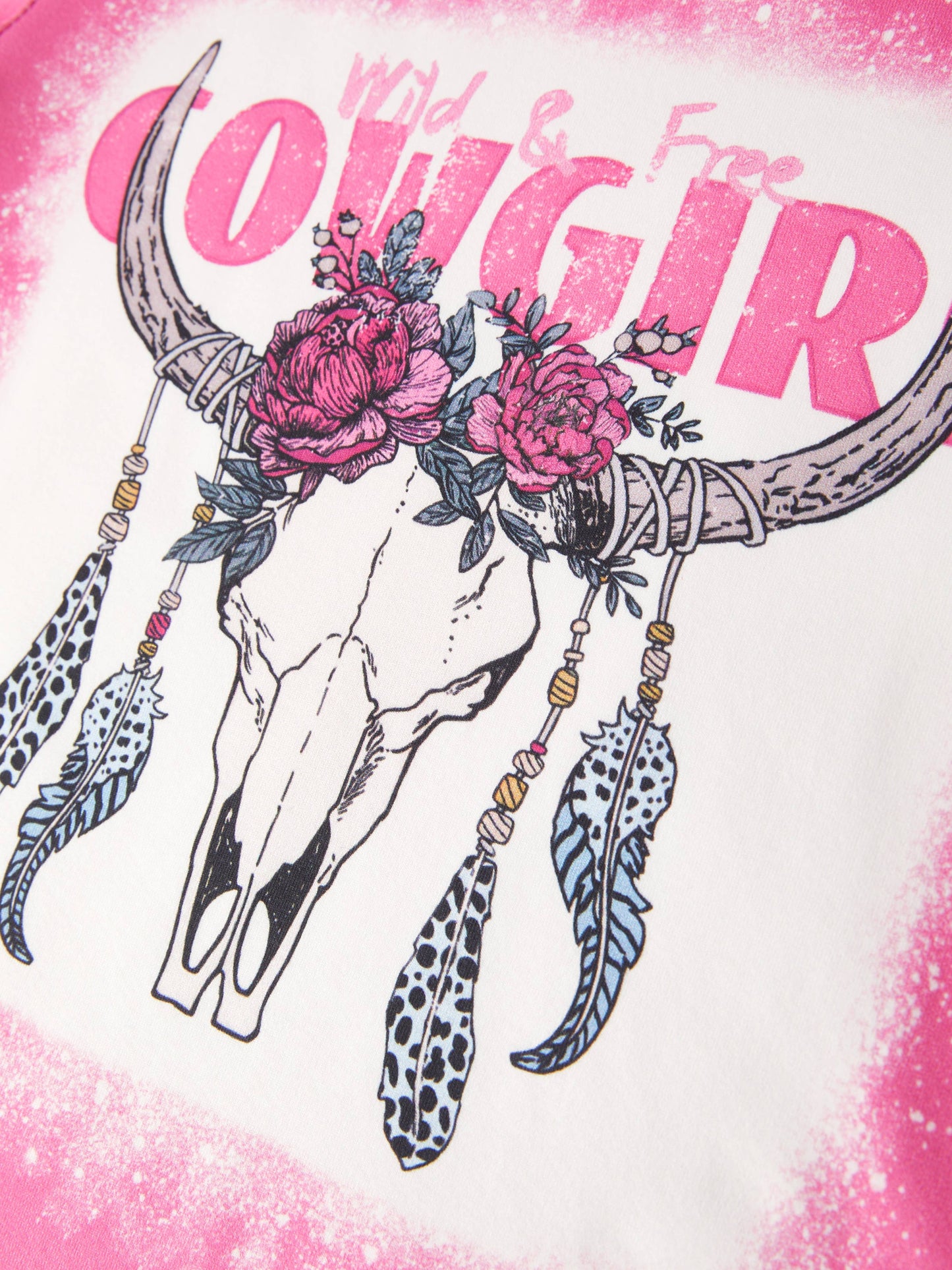 Girls Western Cow Leopard 2 Piece Set