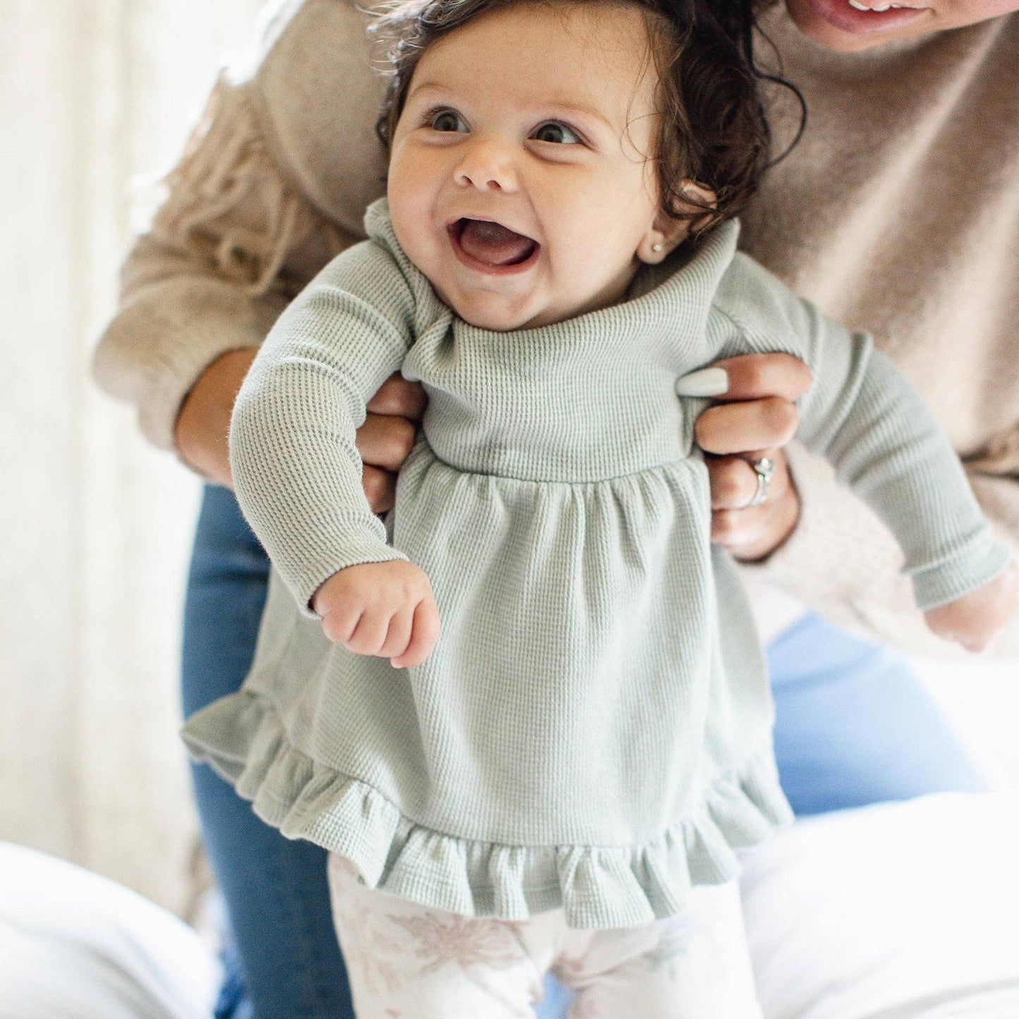 Snowflake Flurries Organic Tunic & Pants Set
