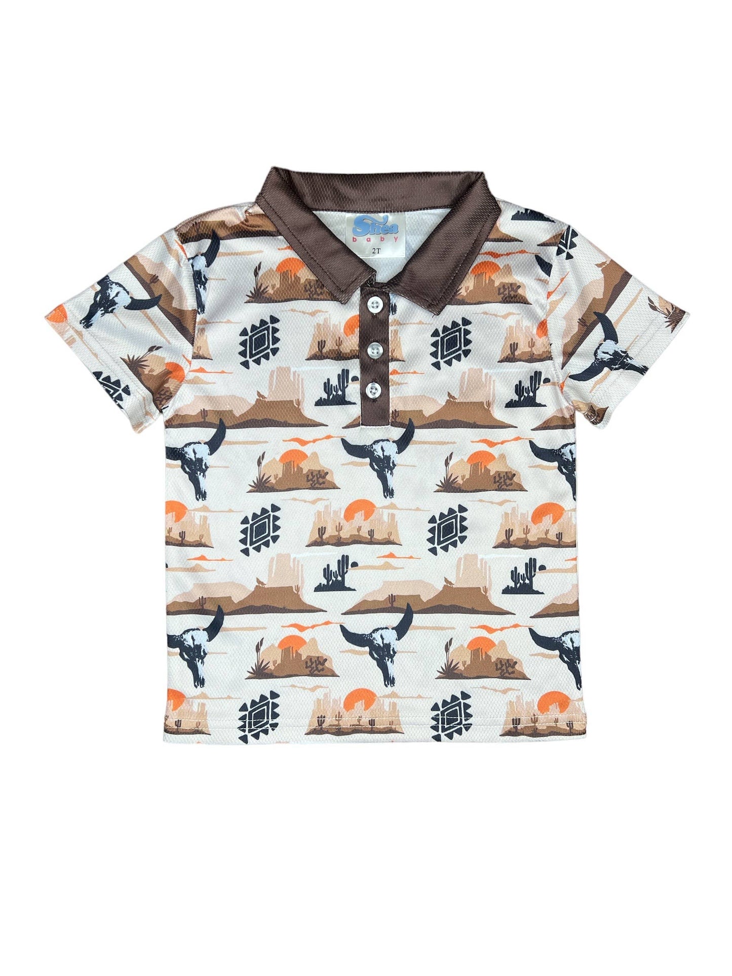 Boys Print Polo - POLO11
