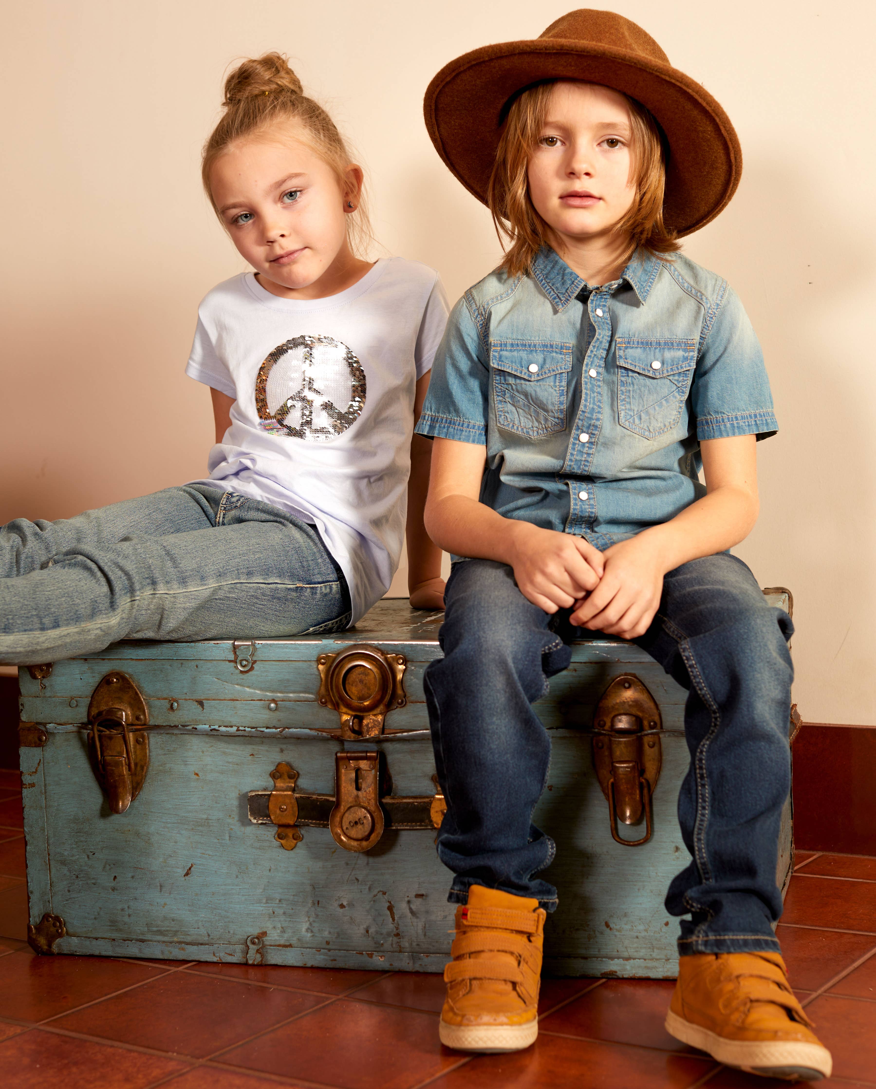*Amy Girls Jegging Fit Denim