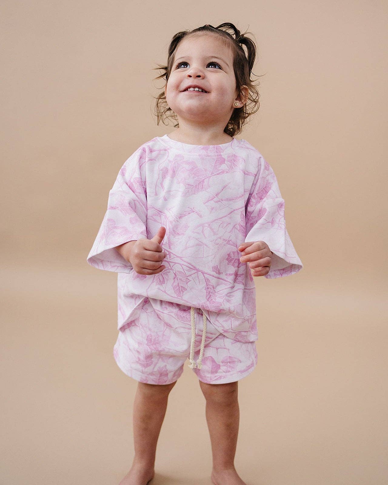 Shorts Set | Pink Camo
