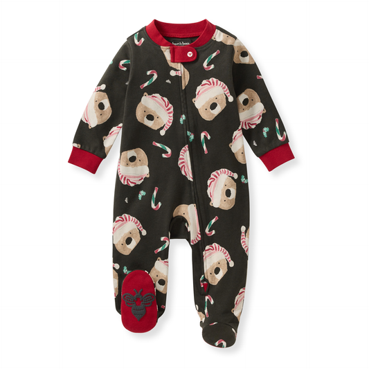 Candy Cane Bears Matching Family Pajamas