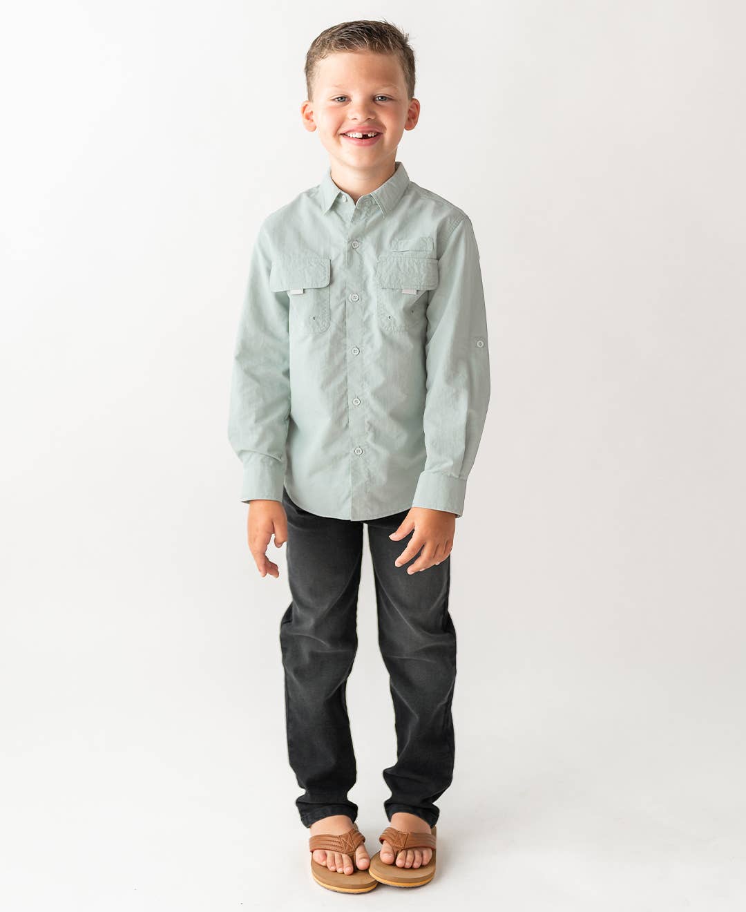 Boys Black Wash Denim Jeans