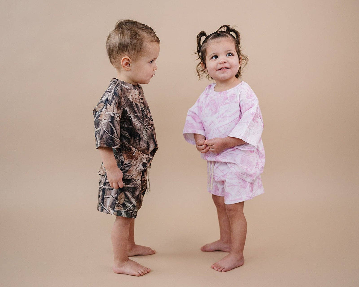 Shorts Set | Brown Camo