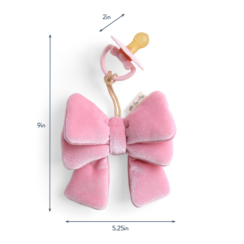 *NEW OPTIONS* Bitzy Pal Natural Rubber Pacifier & Plush
