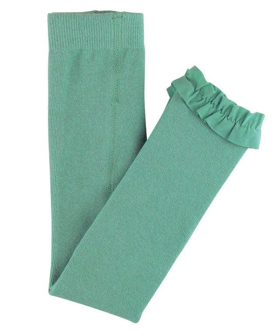 Girls Spruce Footless Ruffle Tights