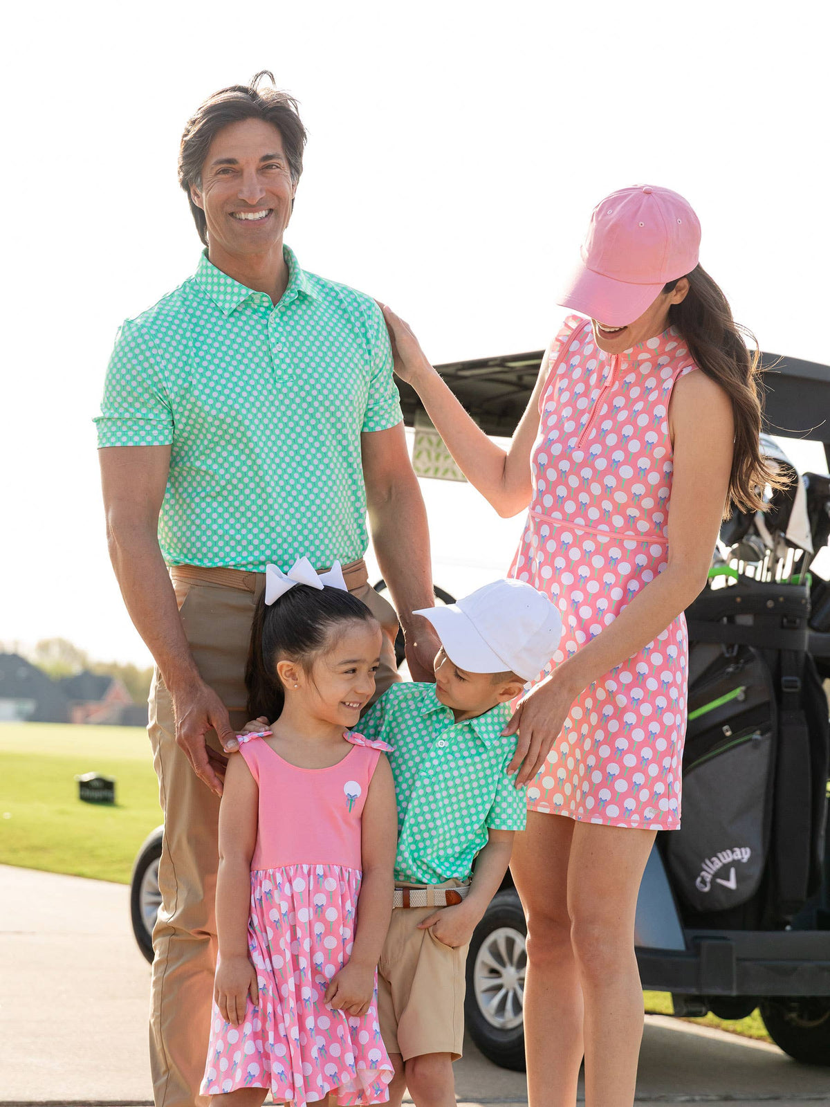 Boys Tiny Tee Time Golf Knit Short Sleeve Performance Polo