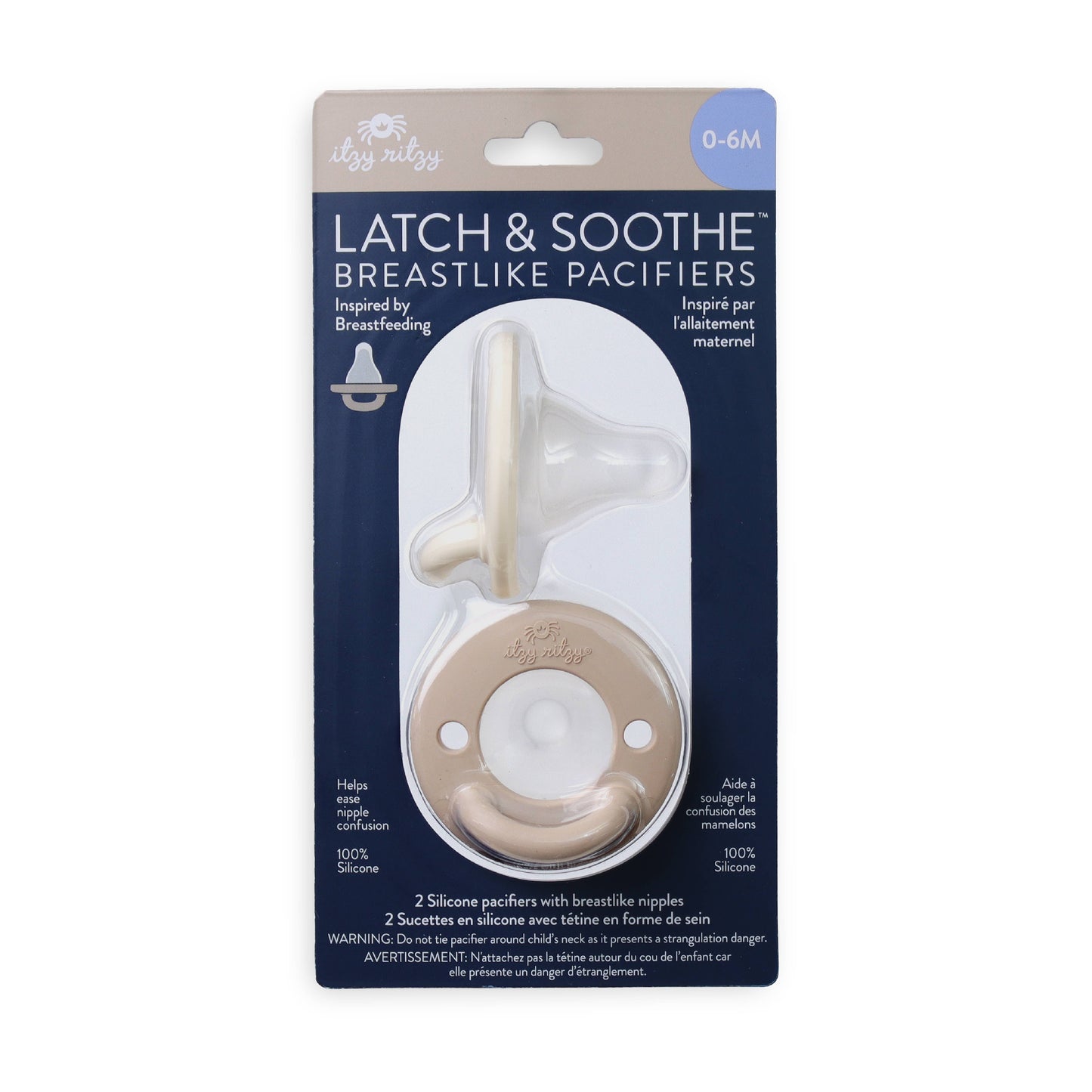 *NEW* Latch & Soothe™ Breastlike Pacifier - Taupe