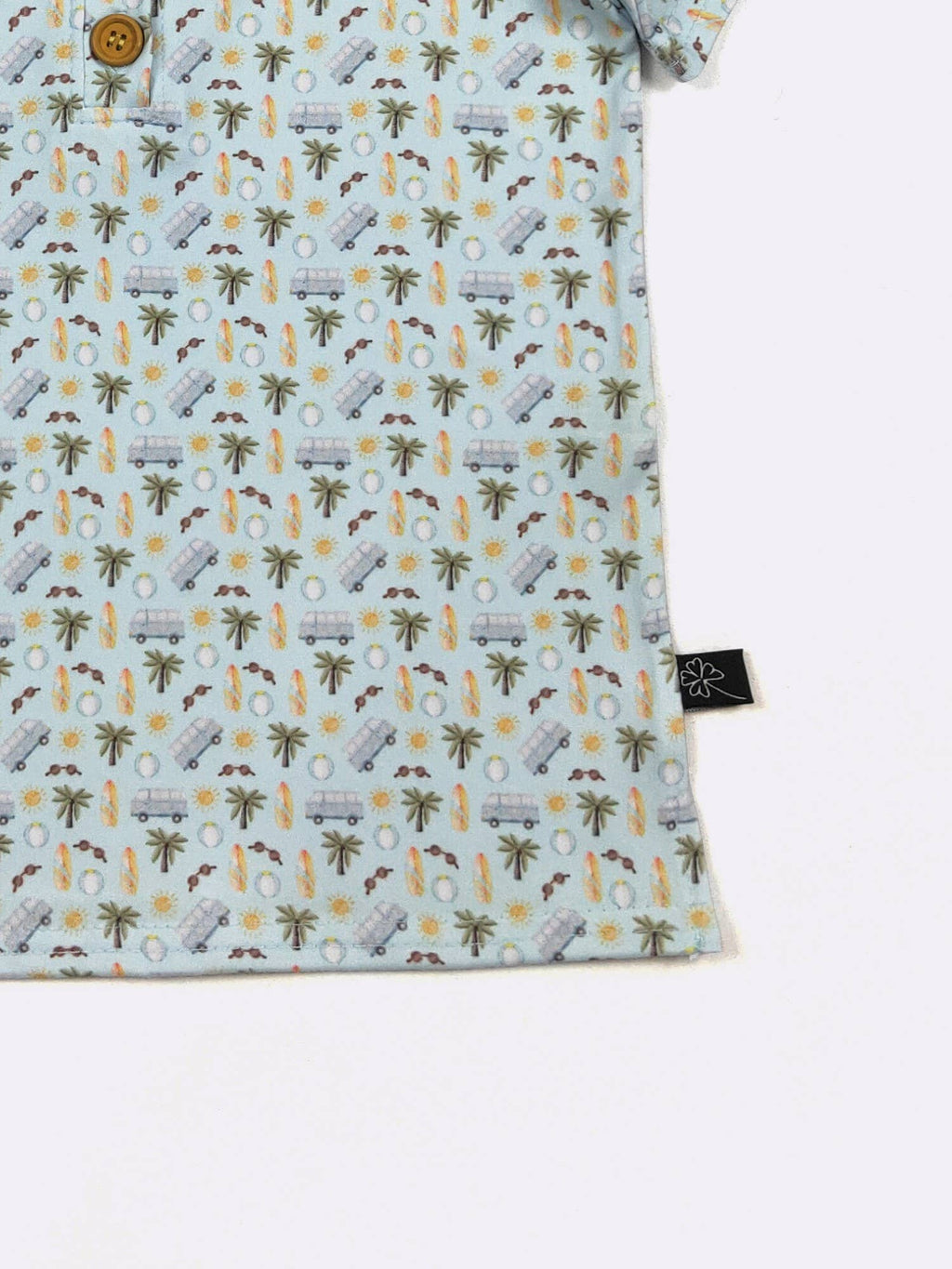 Beach Dude Boy Collar Shirt