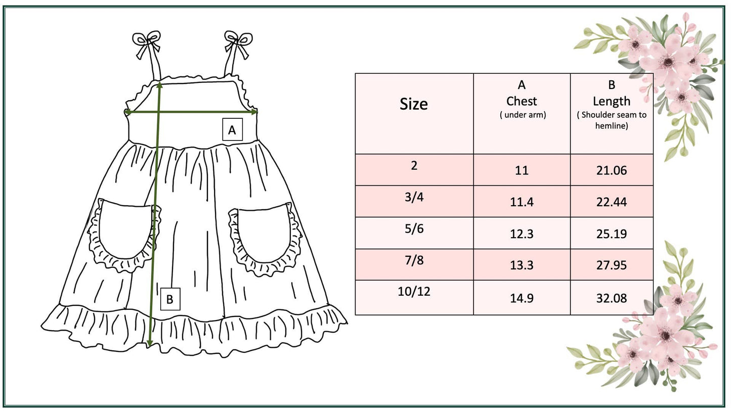 Girls Mint Gingham Ruffle Pocket Spring Easter Summer Dress