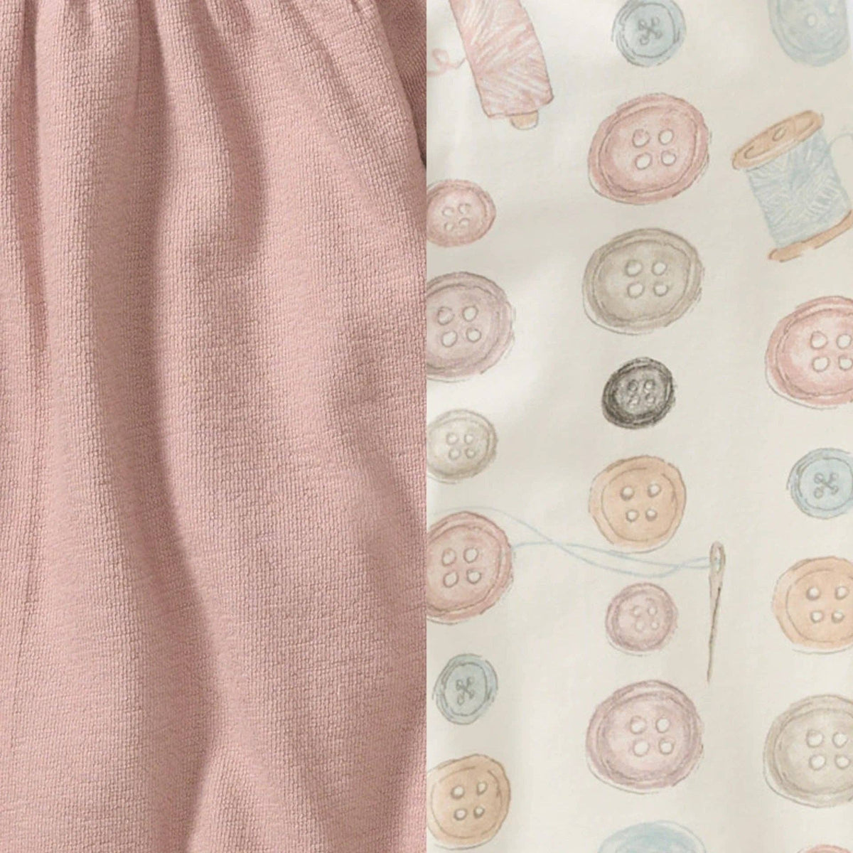 Little Button Organic Tunic & Pants Set