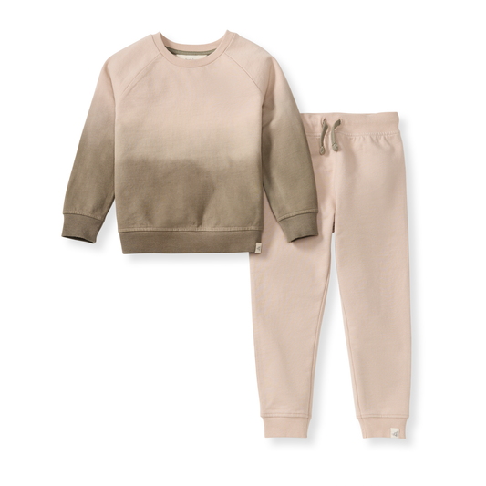 Dip Dye Infant Sweatshirt Set