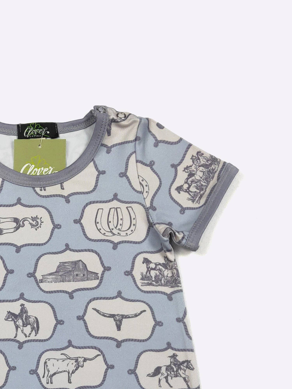 Cowpoke Boy Romper