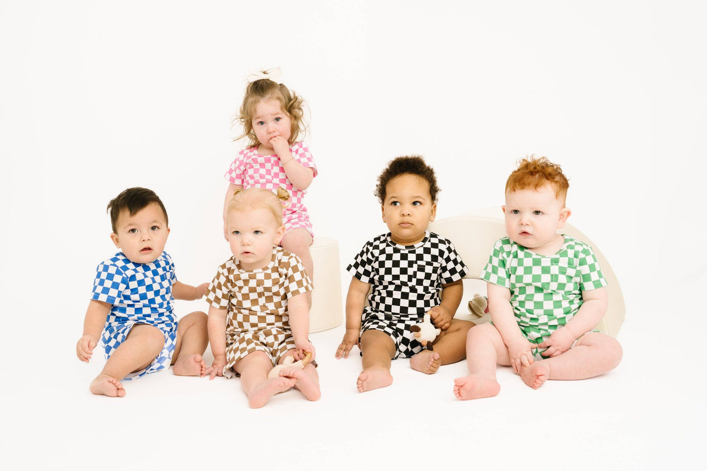 Black Checkered Pocket Set