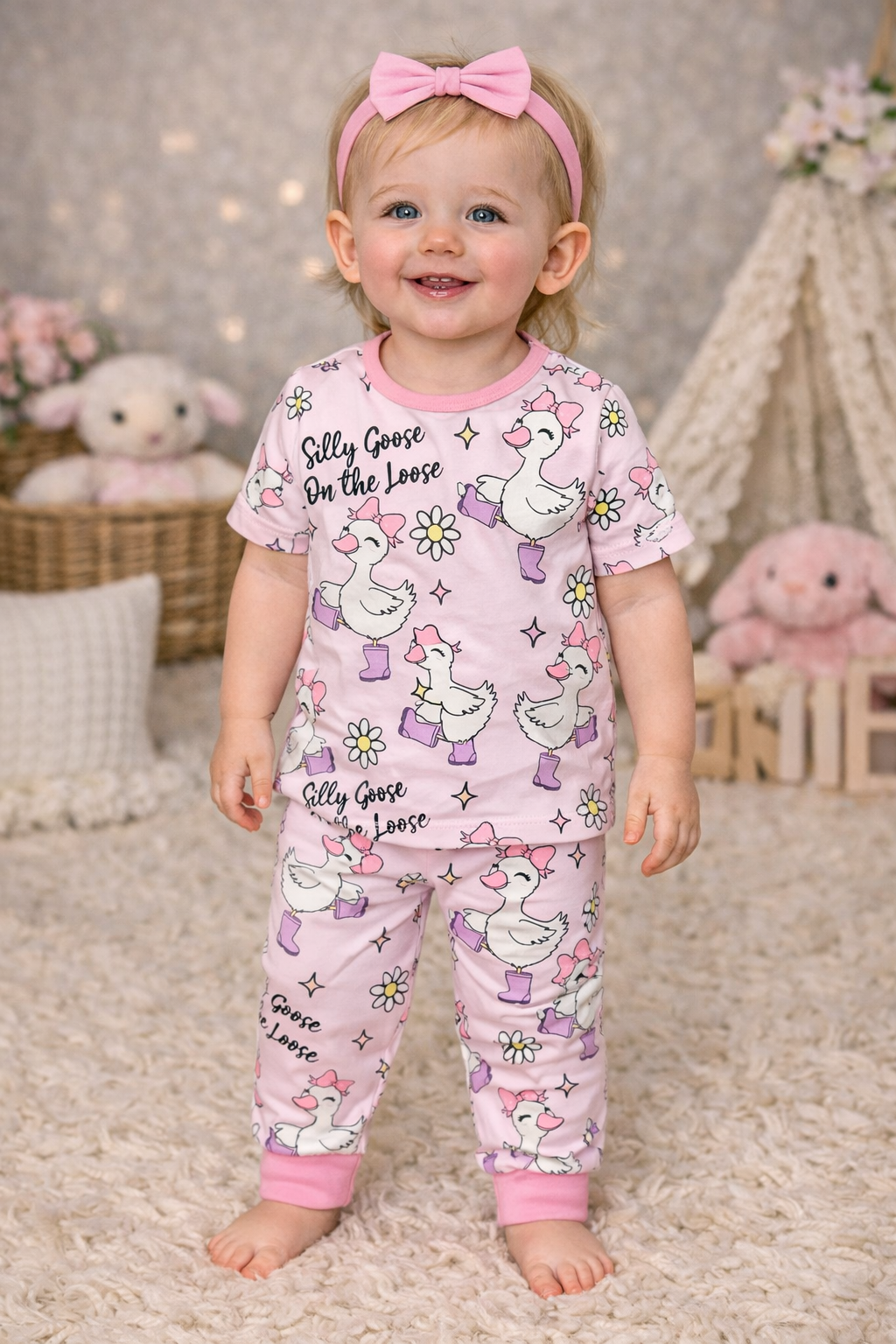 Silly Goose on the Loose Bamboo 2-Piece Set