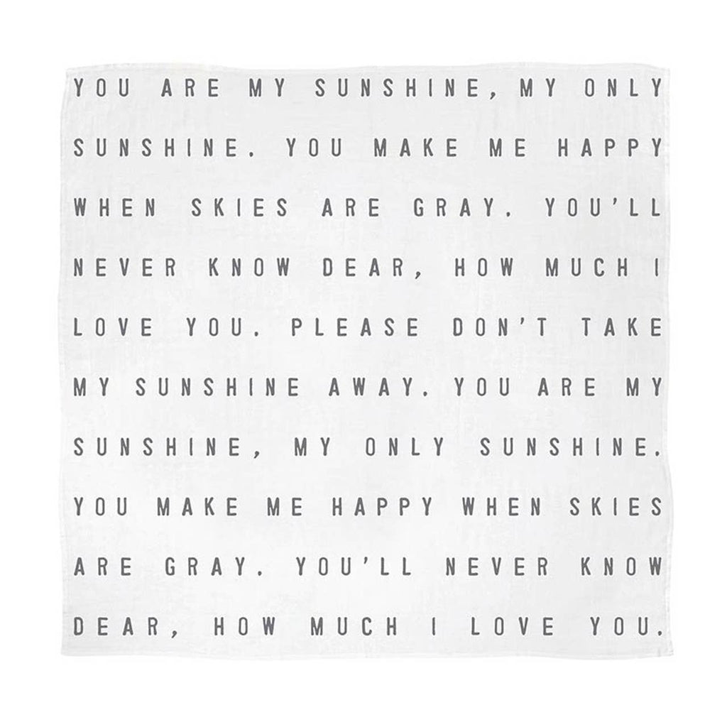 Swaddle Blanket - You Make Me Happy