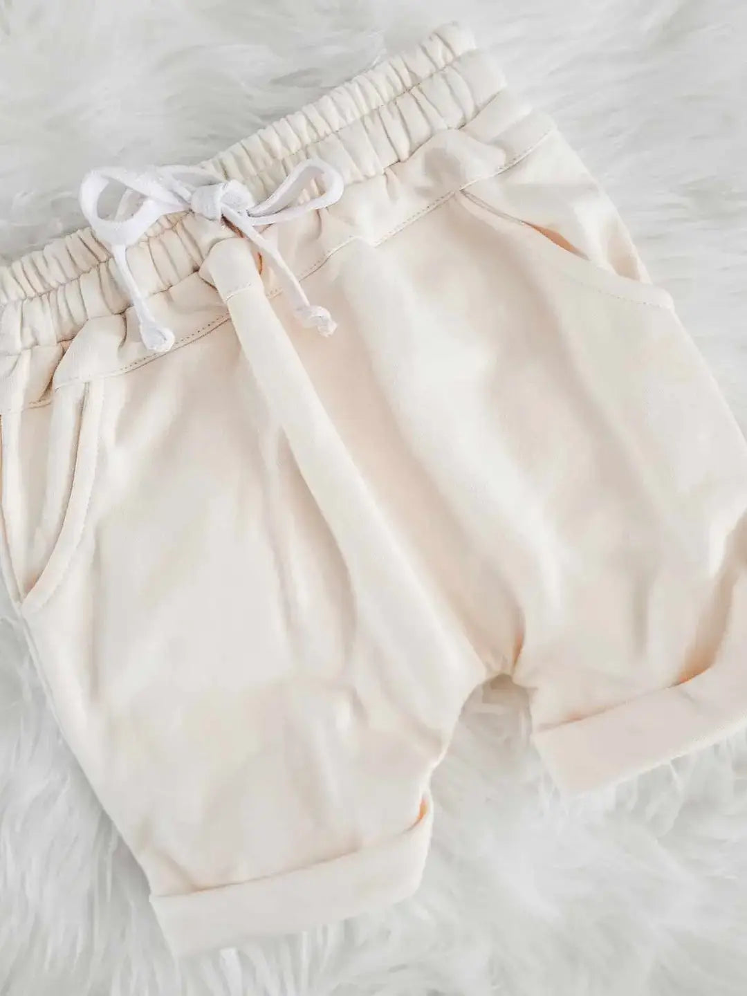 2 PC Set - Spring Summer Short Set - Cream/Butter
