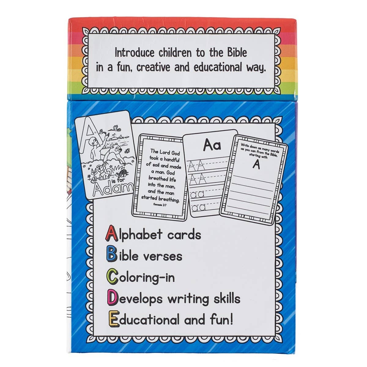 Coloring Cards Boxed 52 ABC Bible Fun for Kids