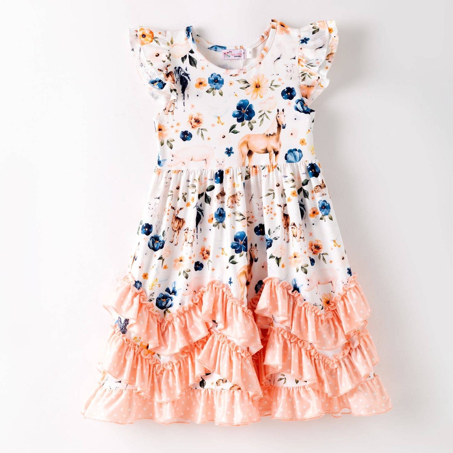 Blooming Farm Maxi Girls Dress