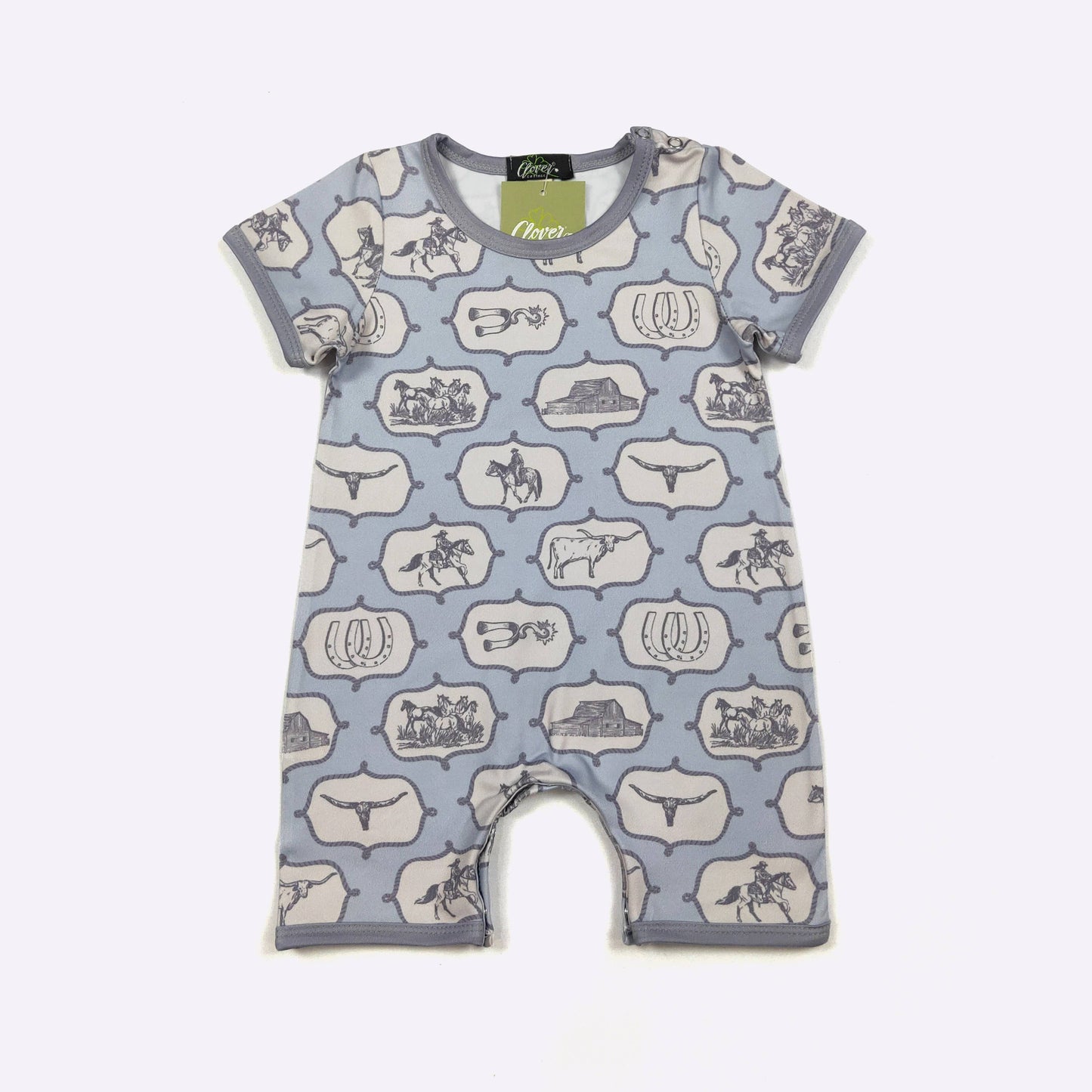Cowpoke Boy Romper