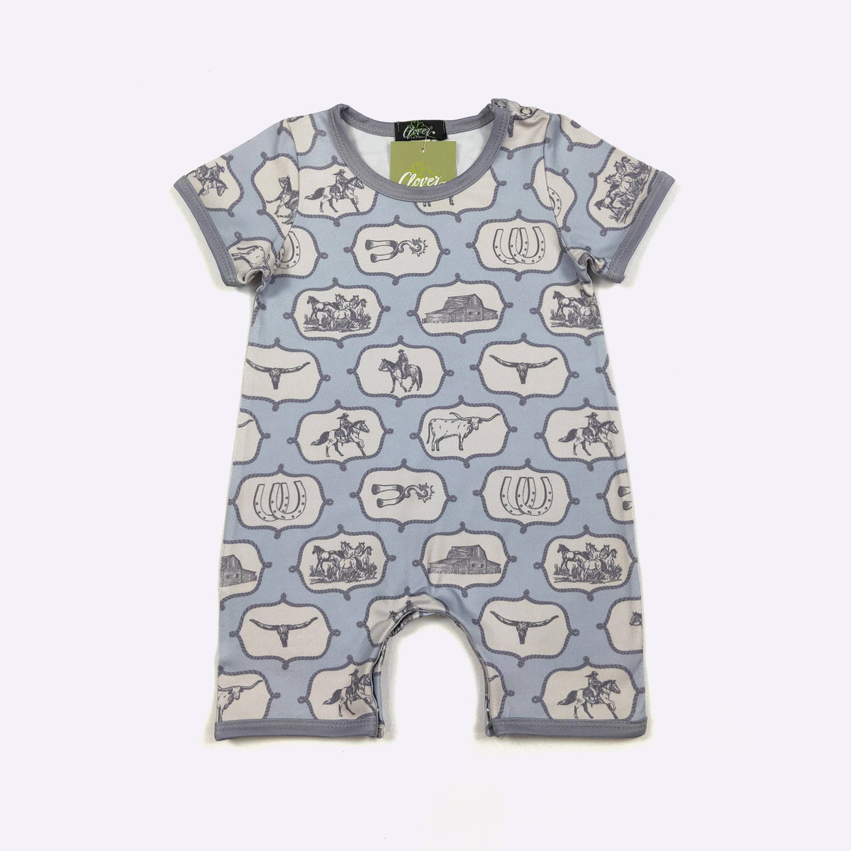 Cowpoke Boy Romper