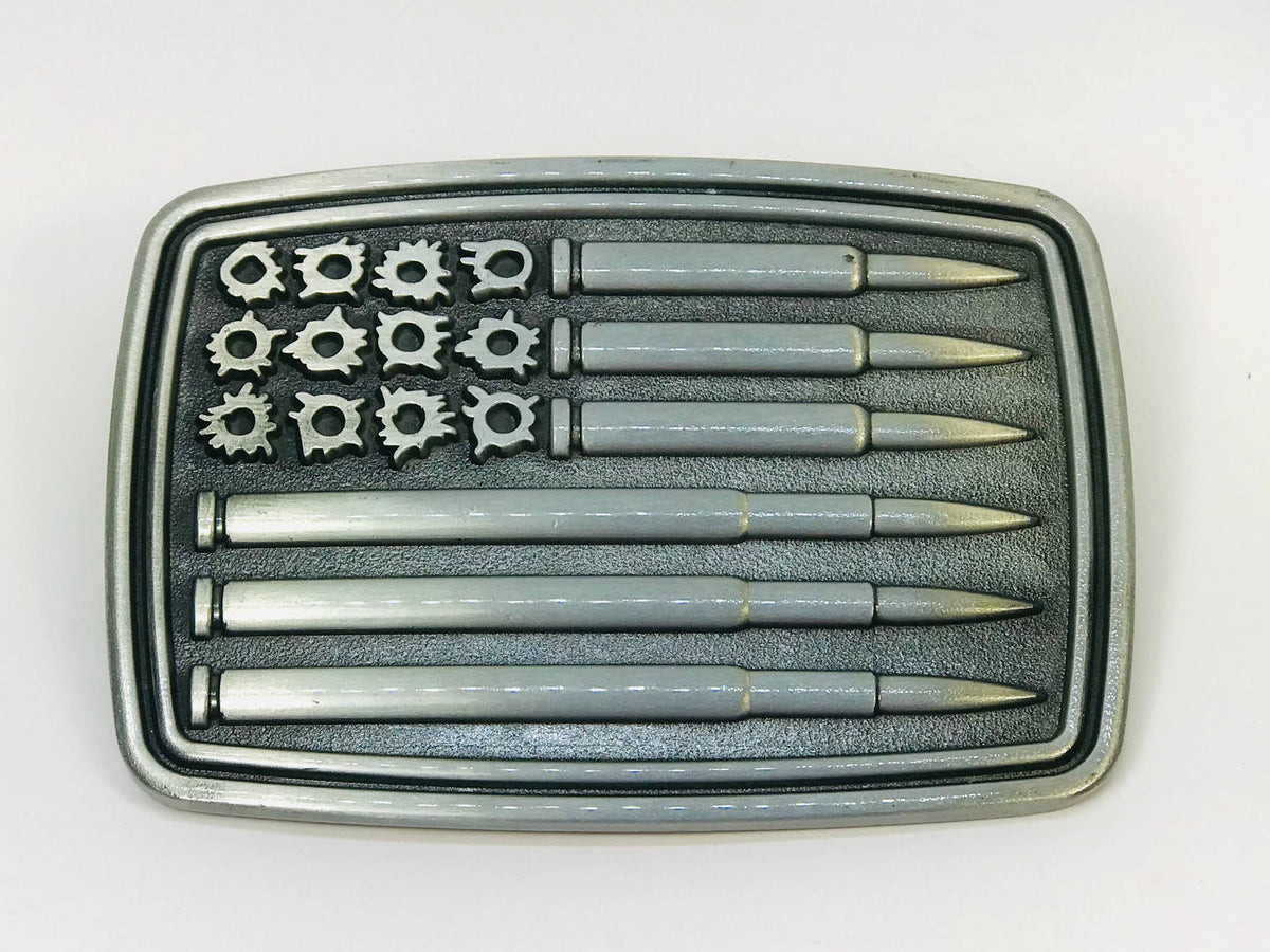 Bullet Flag Belt Buckle 1788
