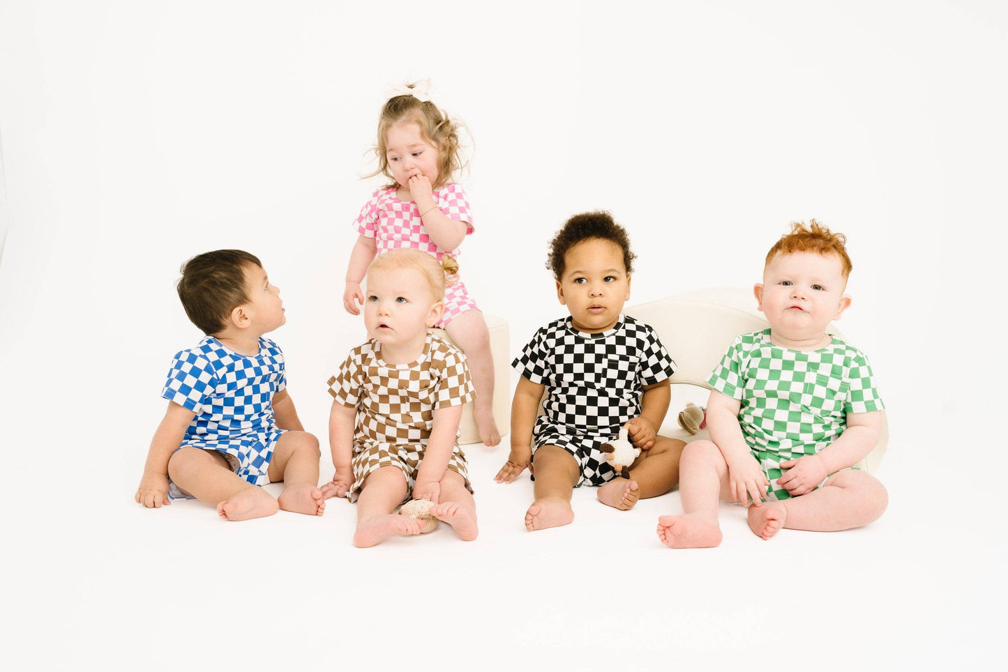 Black Checkered Pocket Set