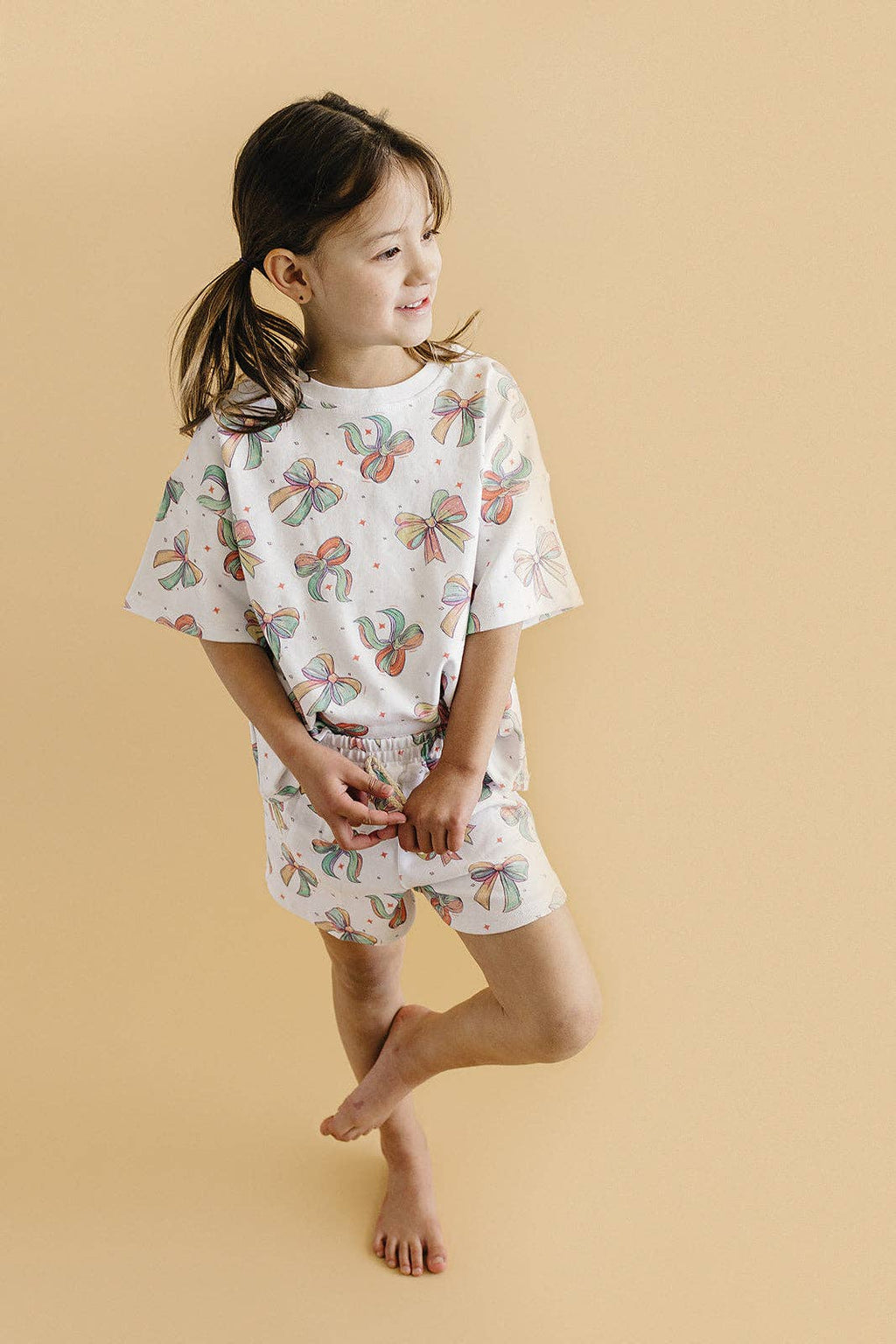 Shorts Set | Happy Bows