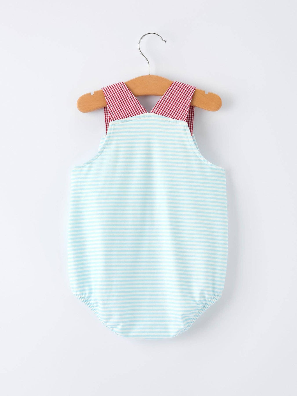 Crab Applique Baby Boy Romper