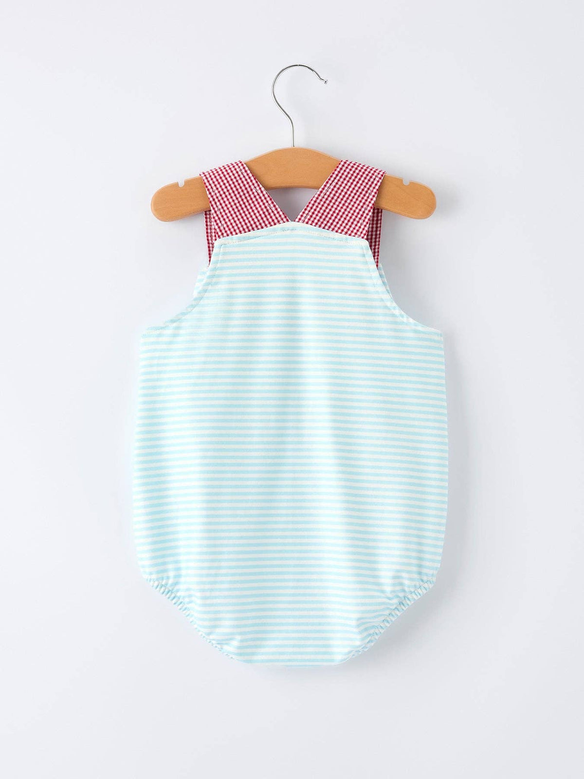 Crab Applique Baby Boy Romper