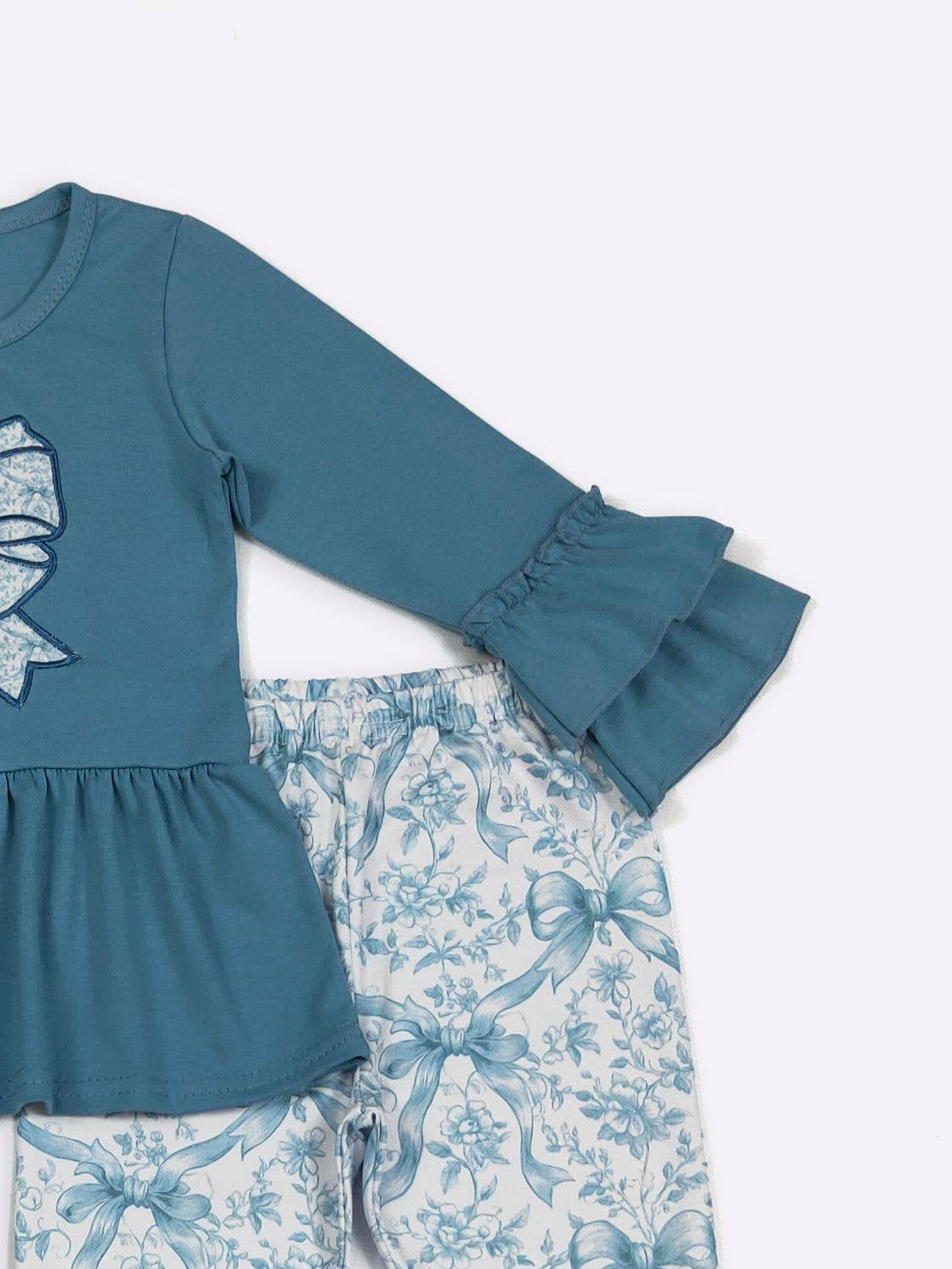 Bow Belle Girls Set - embroidery