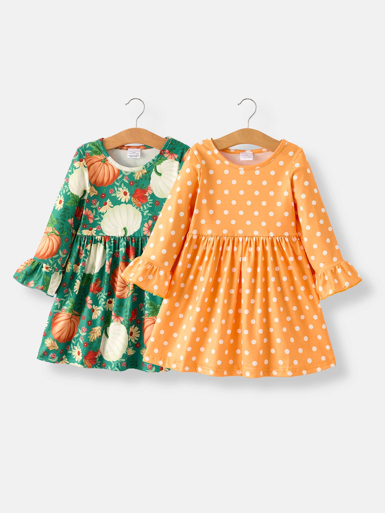 Thanksgiving Day Fall Pumpkin Print Dress