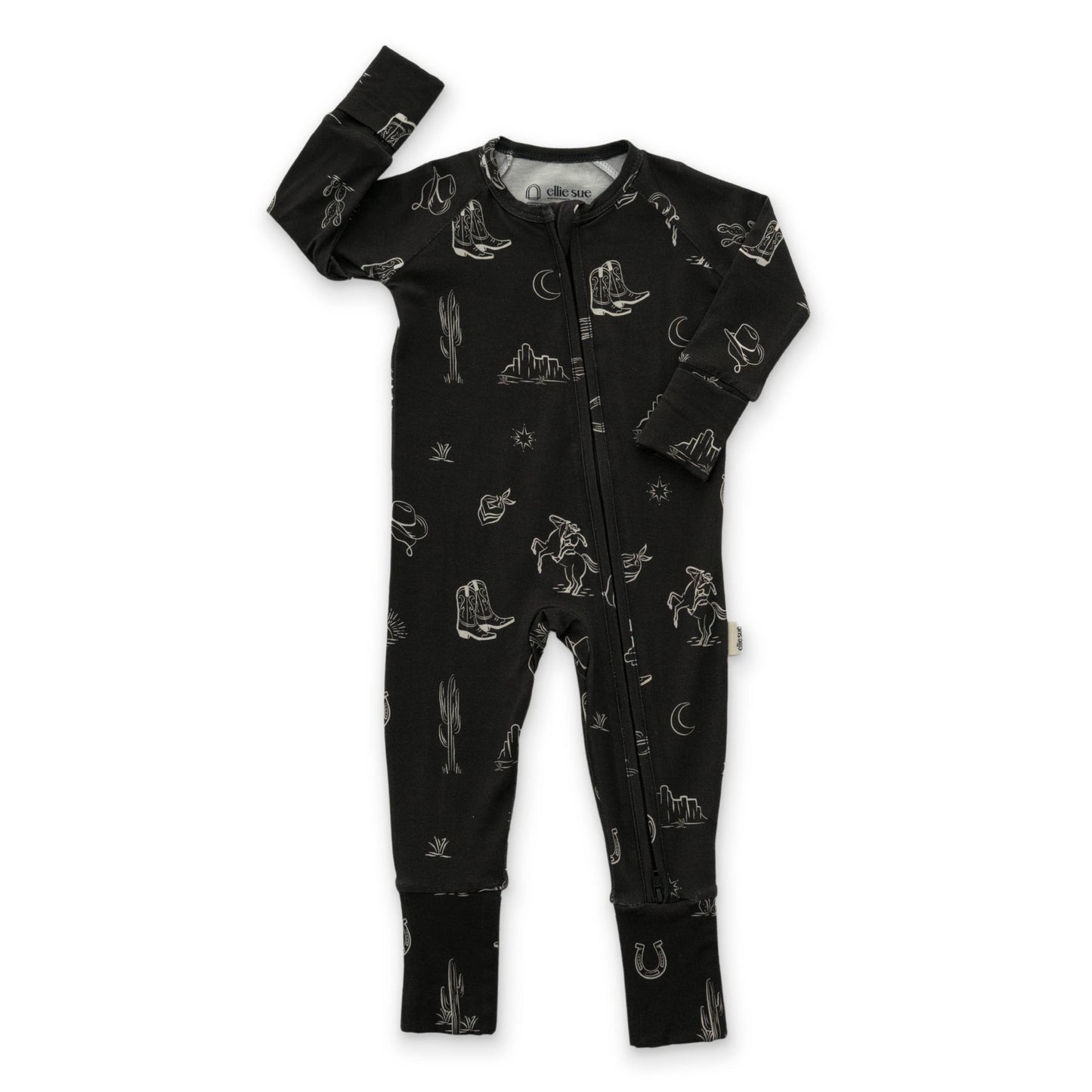 Western Zipper Romper