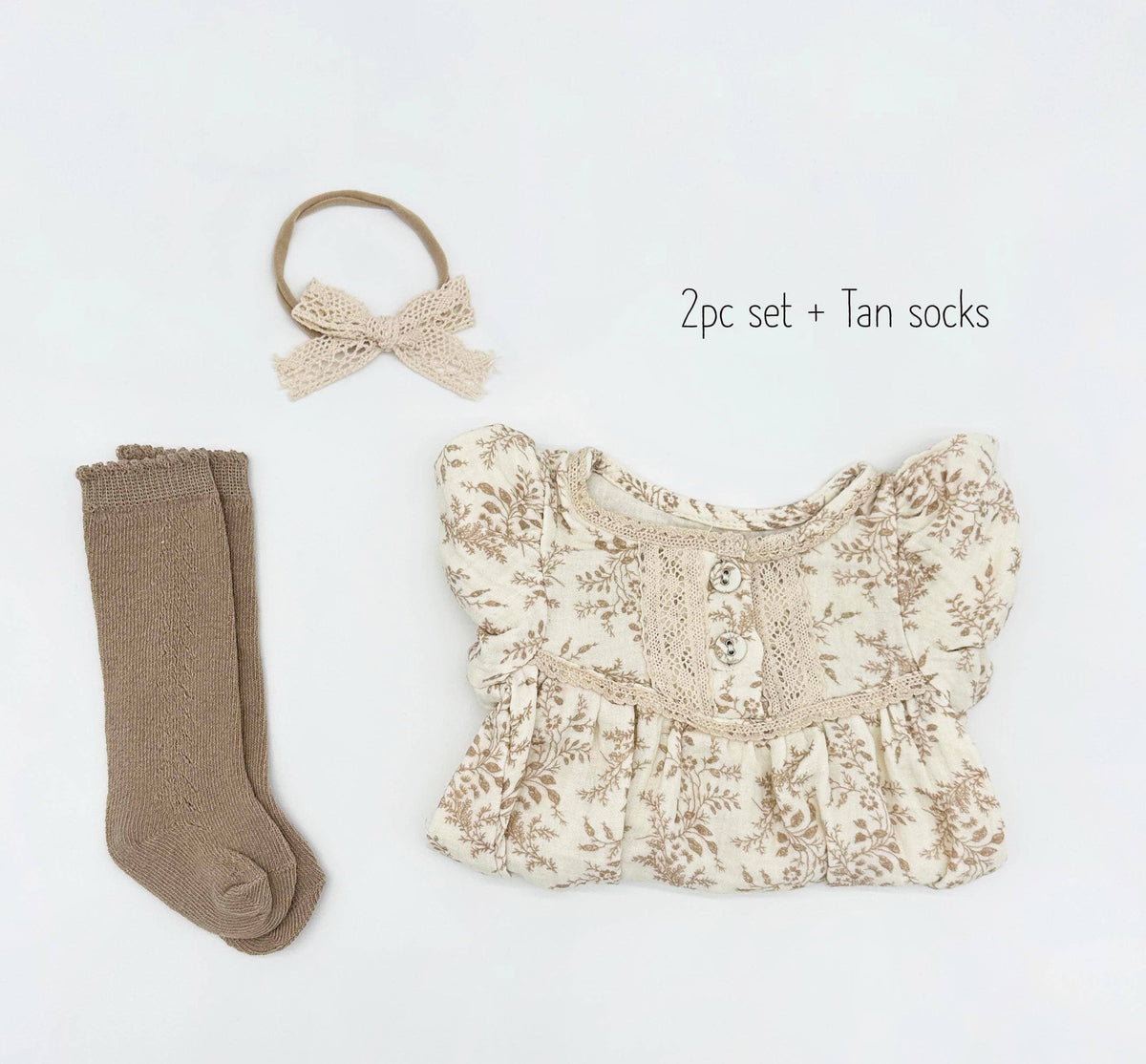 Elodie Long Sleeve Romper Set