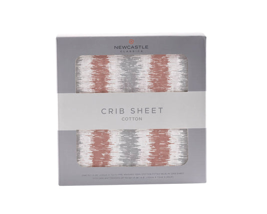 Western Stripe Crib Sheet