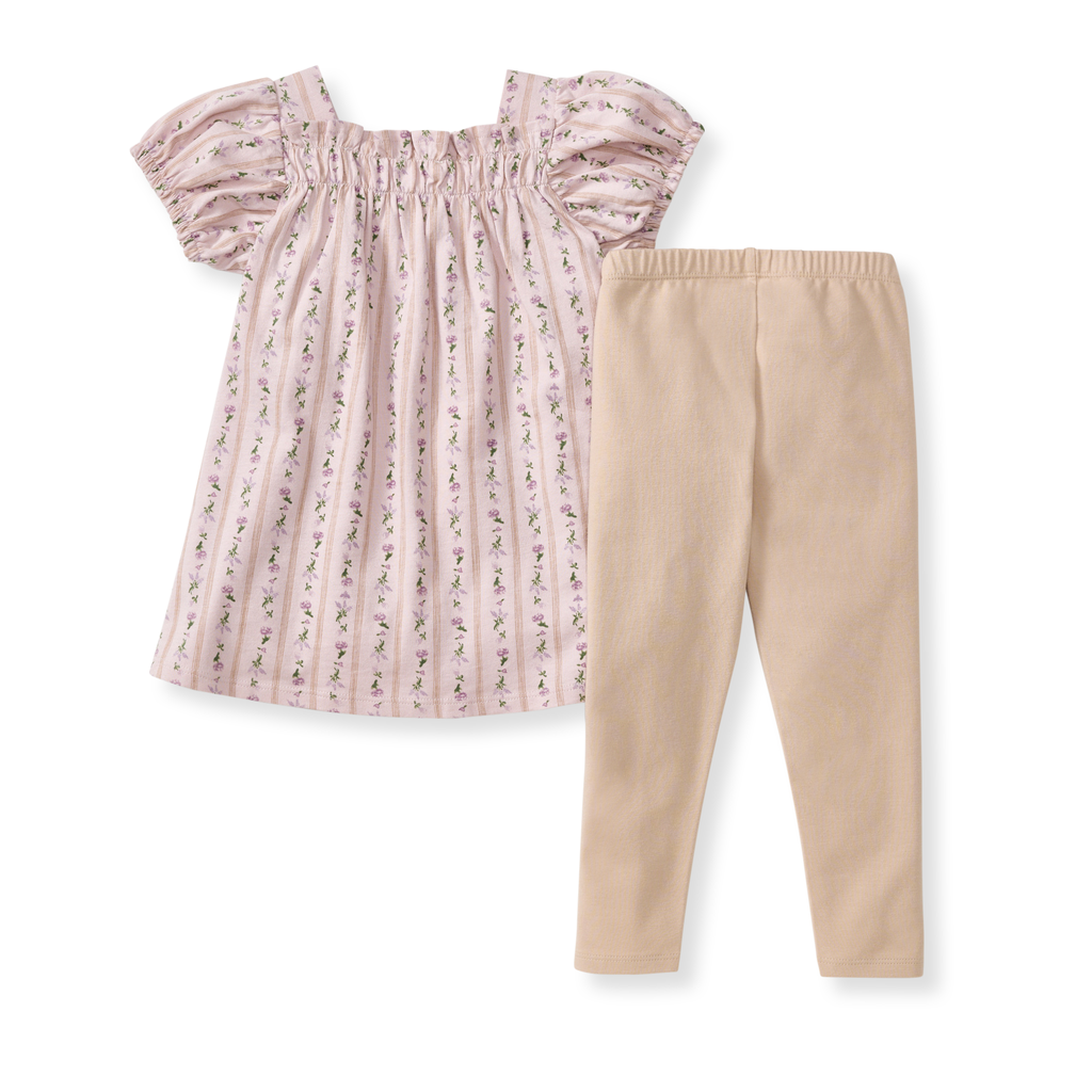 Farmhouse Floral Infant Tunic Set