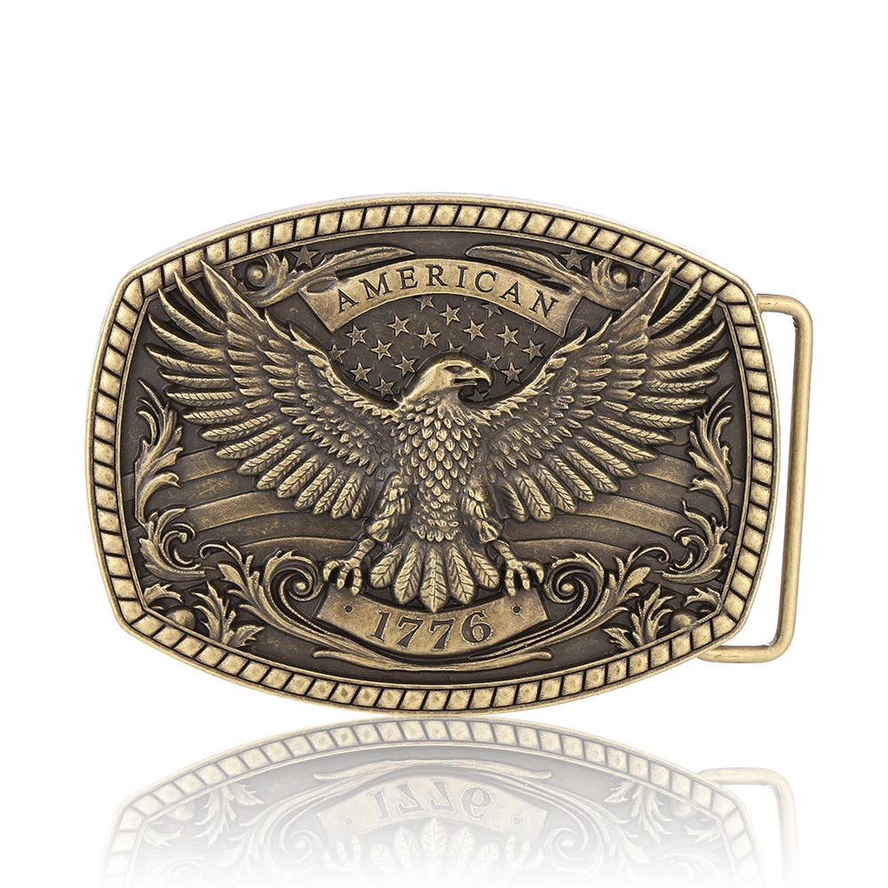 America Eagle 1776 Belt Buckle 1820