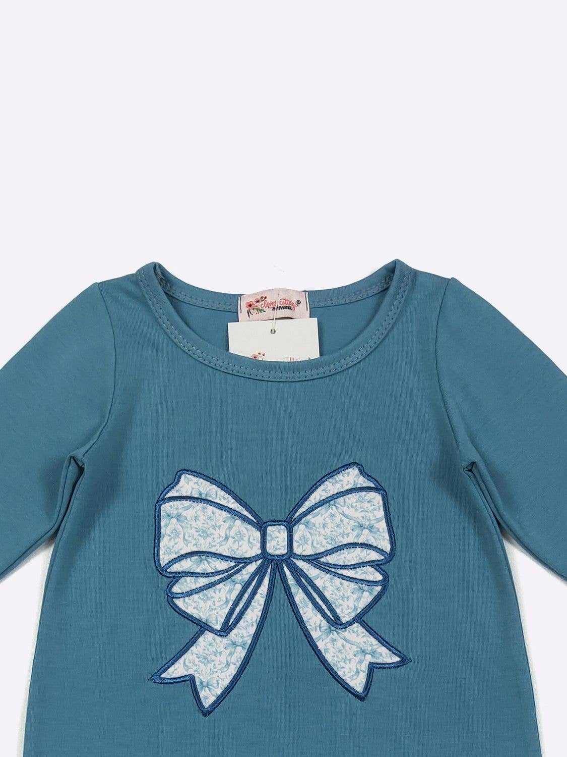 Bow Belle Baby Romper - Embroidery