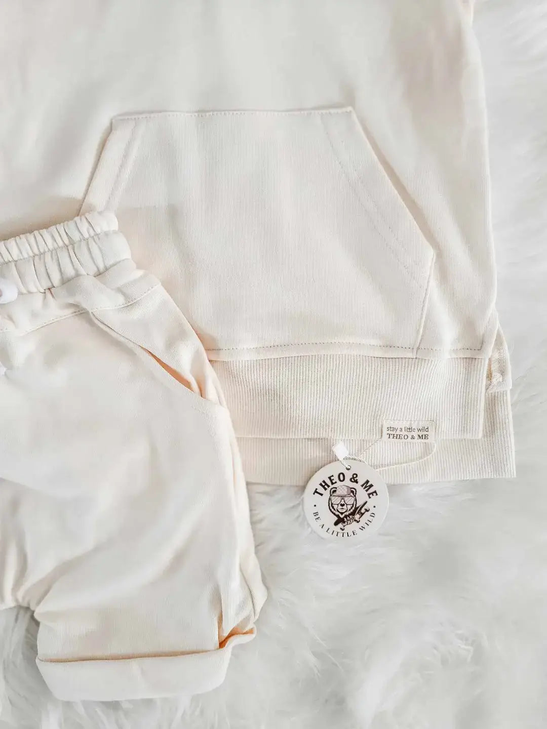 2 PC Set - Spring Summer Short Set - Cream/Butter