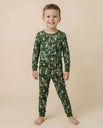 Bamboo Two Piece Set | Green Camo Bolts Ã— 1