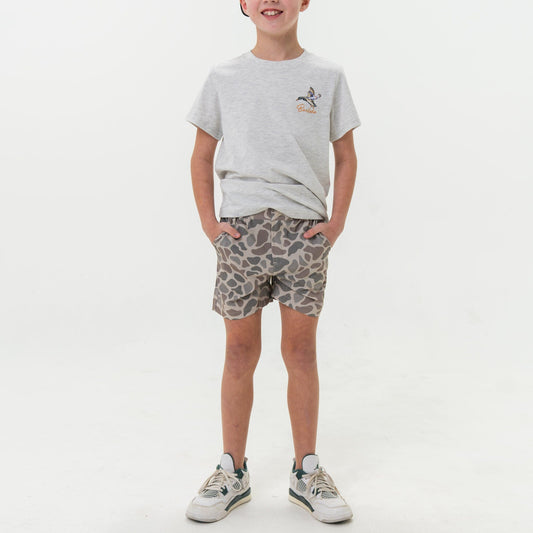 Youth Everyday Shorts Classic Deer Camo