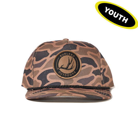 BURLEBO ANTLER PATCH Adjustable Snap Back