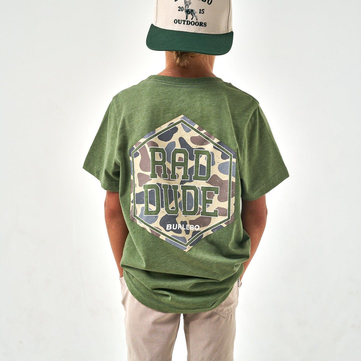RAD DUDE DEER CAMO - SS - HEATHER OLIVE