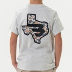 Burlebo Texas camo grey tee