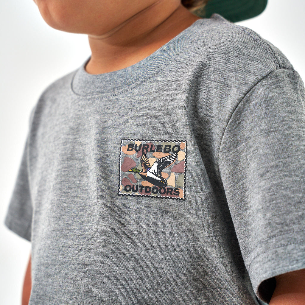 MALLARD DUCK STAMP - SS - DARK HEATHER GREY